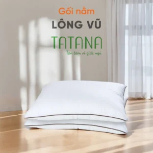 Gối nằm lông vũ nhân tạo TATANA