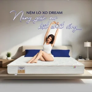 Nệm lò xo kháng cháy Dunlopillo Dream