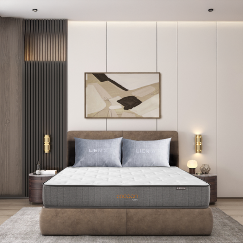 nem-lo-xo-lien-a-cocoon-grey (1) Nệm lò xo Liên Á Cocoon Grey