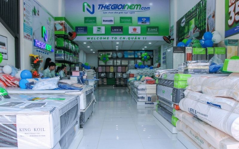 Mua nệm lò xo trả góp ở đâu uy tín