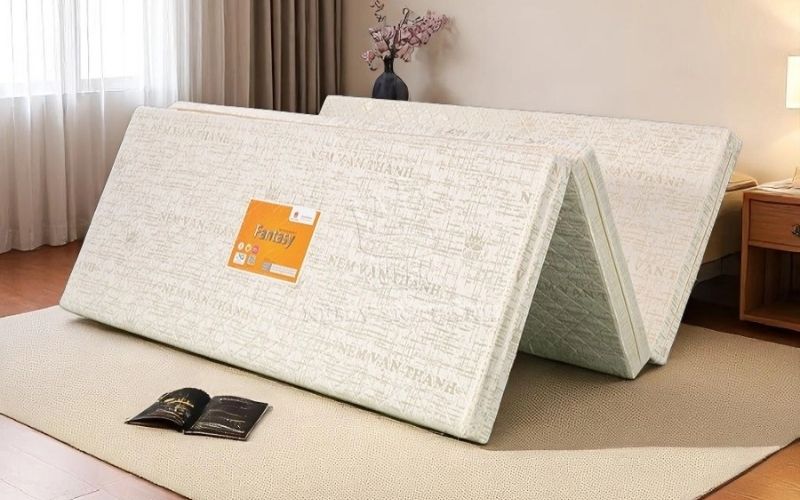 Nệm bông ép Vạn Thành vải gấm