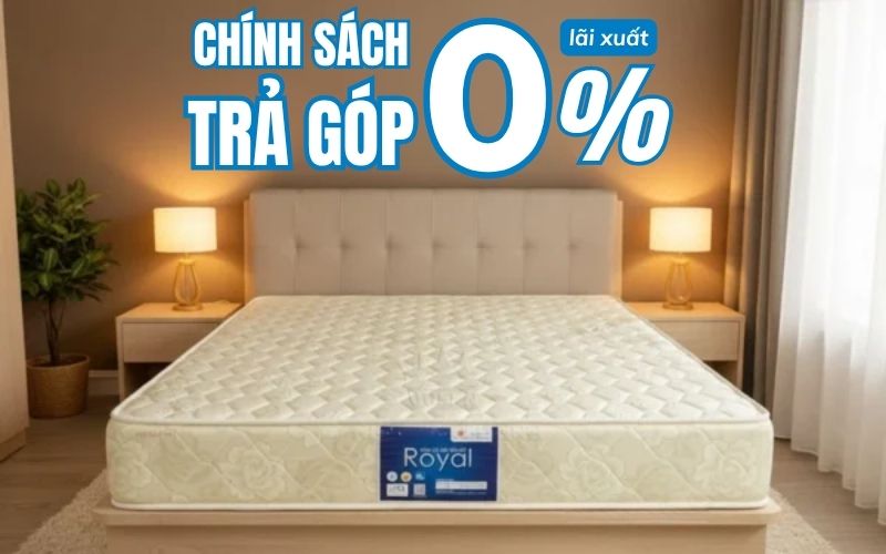 Review nệm Vạn Thành trả góp: Giá rẻ, chất lượng cao 7 Chính sách trả góp 0% lãi suất qua thẻ tín dụng