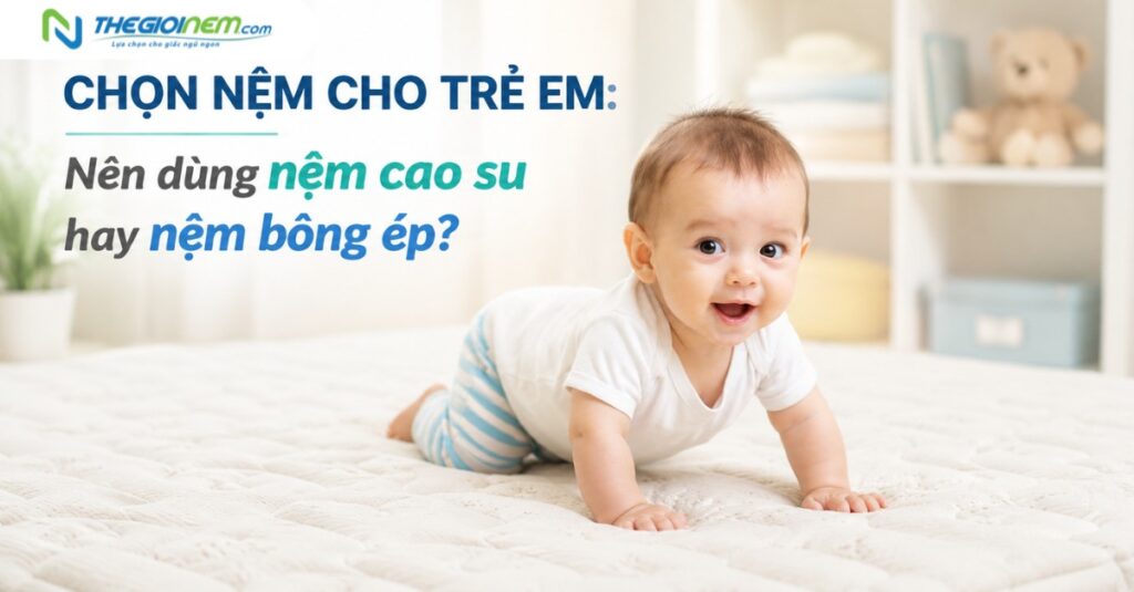 Chọn nệm cho trẻ em