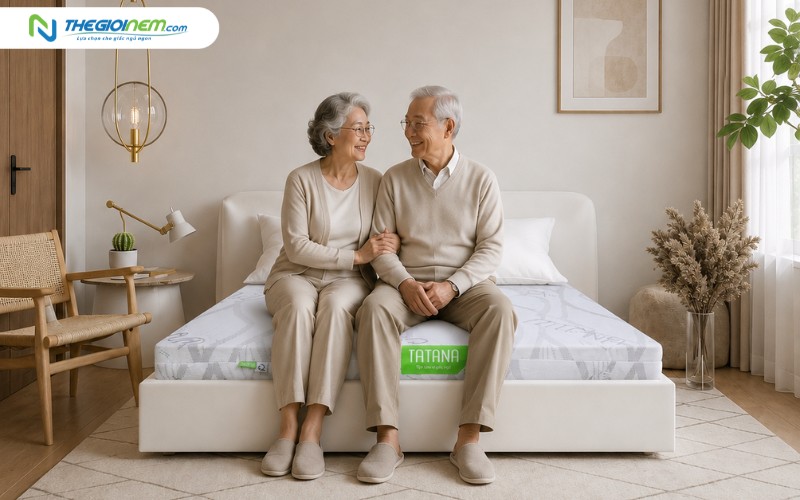 Nệm Tatana Standard thoáng khí nâng đỡ đa điểm 