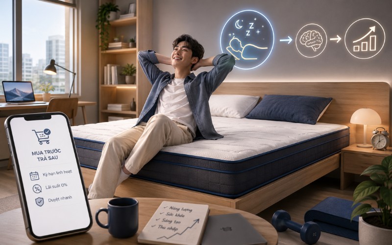 Xu hướng mua nệm trả góp