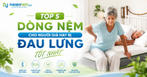 Top 5 dòng nệm cho người già hay bị đau lưng