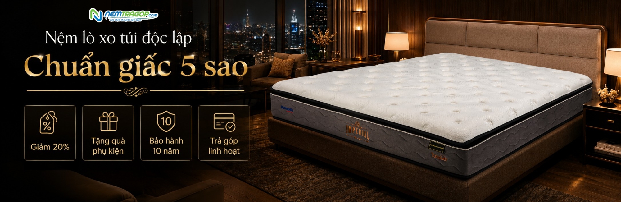 Nệm lò xo - chuẩn giấc 5 sao