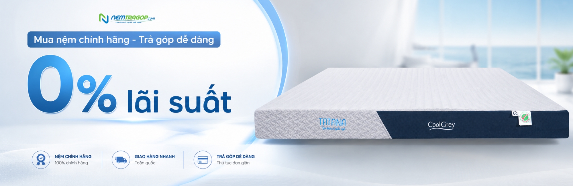 Nệm trả góp